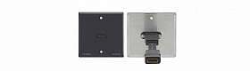 Настенная панель-переходник Kramer WP-H1M/EU/GB(W) с проходным разъемом HDMI; цвет белый