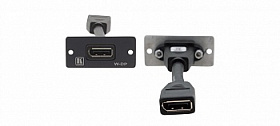 Модуль-переходник Kramer W-DP(G) DisplayPort (розетка – розетка), цвет серый