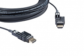 Малодымный оптоволоконный кабель Kramer CLS-AOCH/60-131 HDMI (вилка – вилка), поддержка 4К 60 Гц (4:4:4), 40 м
