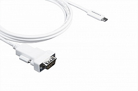 Переходной кабель USB 3.1 Kramer C-USBC/GM-6 тип C (вилка) на VGA (вилка), 1,8 м