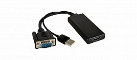 Активный переходник Kramer ADC-GM/HF VGA (вилка) на HDMI (розетка)