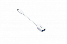 Переходной кабель USB 3.1 Kramer ADC-USB31/CAE тип C (вилка) на USB 3.0 (розетка) для передачи данных и зарядки мобильных устройств
