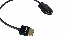 Переходной кабель Kramer ADC-HM/HF/PICO HDMI-HDMI с Ethernet (Вилка - Розетка), 0,3 м 
