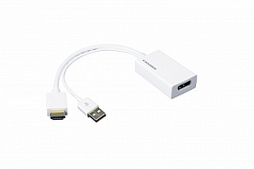 Переходник Kramer ADC-HM/DPF HDMI (вилка) на DisplayPort (розетка), поддержка 4К